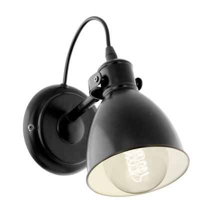 Eglo 49468 - Väggbelysning PRIDDY 1xE27/40W/230V