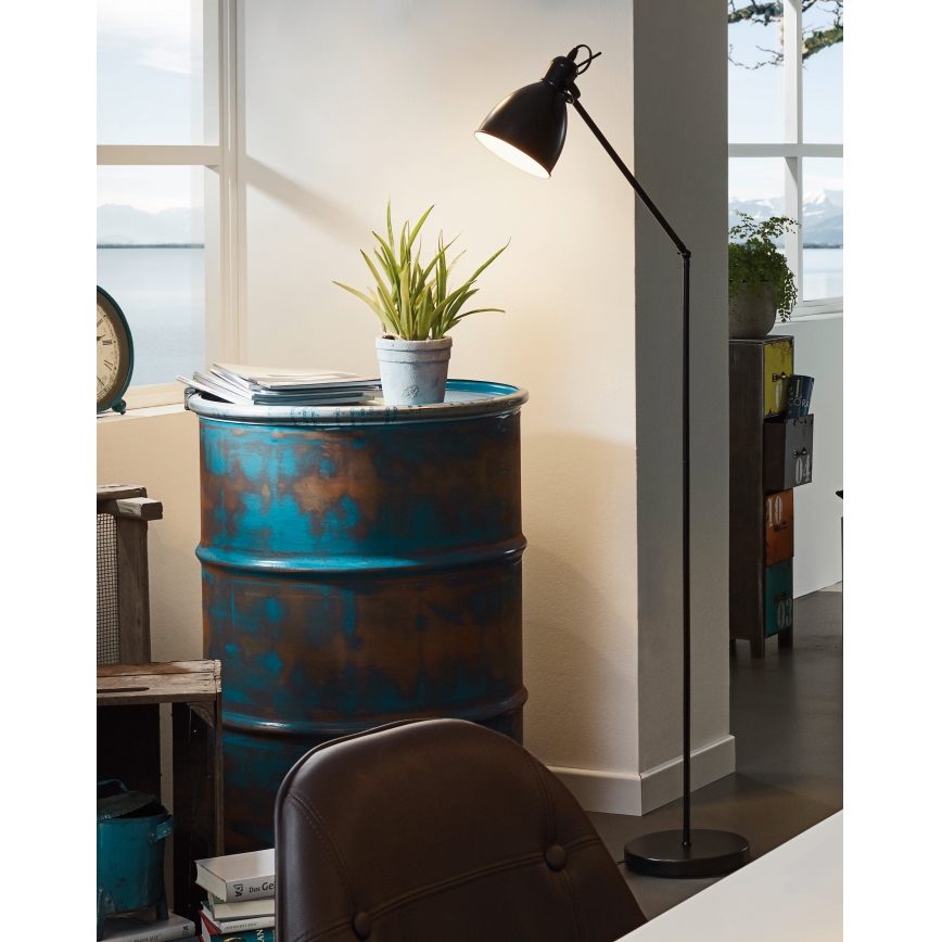 Eglo 49471 - Golvlampa PRIDDY 1xE27/40W/230V