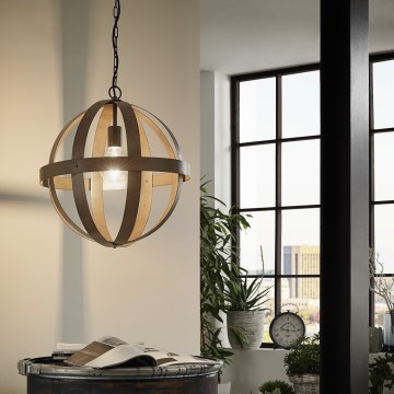 Eglo 49482 - Ljuskrona på kedja WESTBURY 1xE27/60W/230V diameter 37 cm