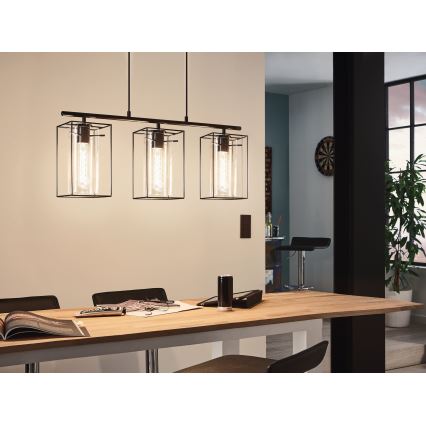 Eglo - Taklampa 3xE27/60W/230V