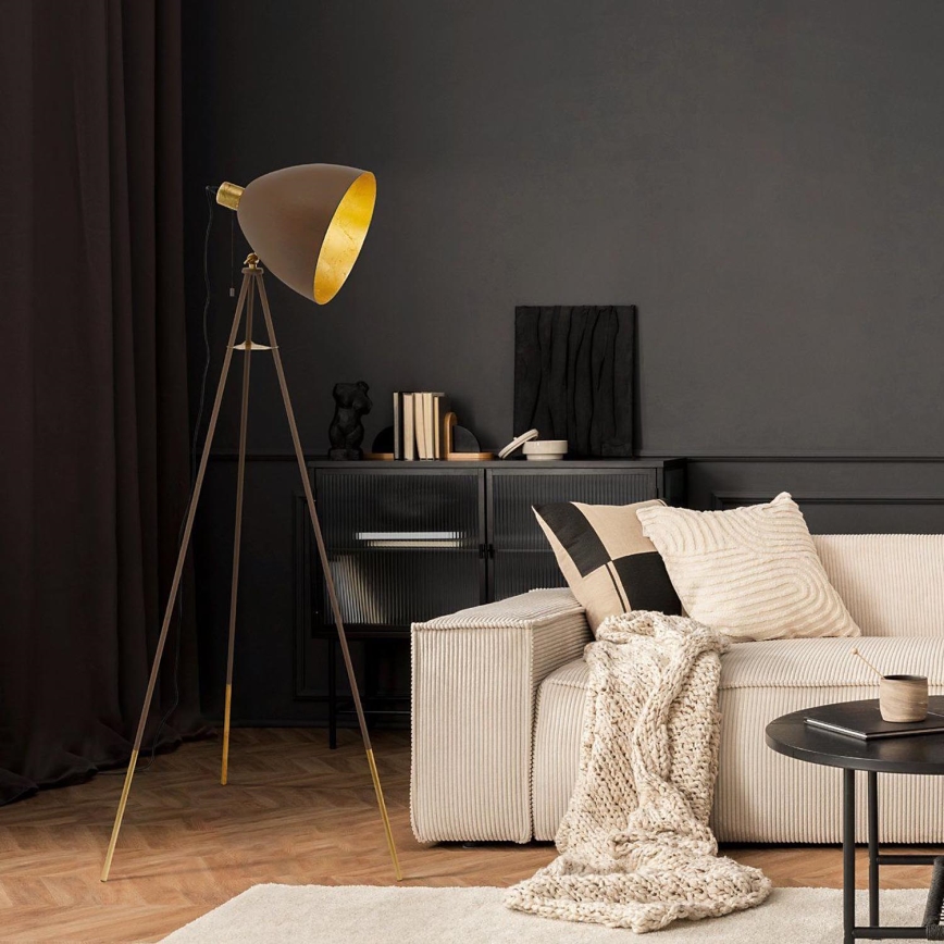 Eglo 49519 - Golvlampa CHESTER 1 1xE27/60W/230V
