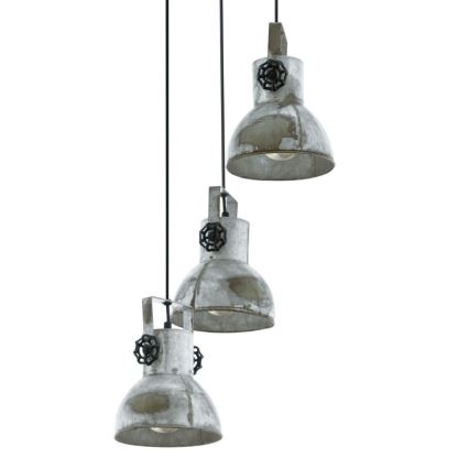 Eglo 49647 - Ljuskrona med snöre BARNSTAPLE 3xE27/40W/230V