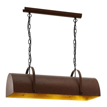 Eglo 49702 - Taklampa med kedja DEERHURST 3xE27/60W/230V