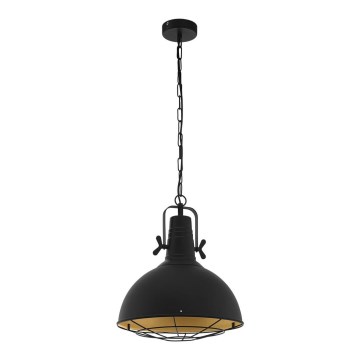 Eglo 49742 - Ljuskrona med kedja CANNINGTON 1xE27/60W/230V