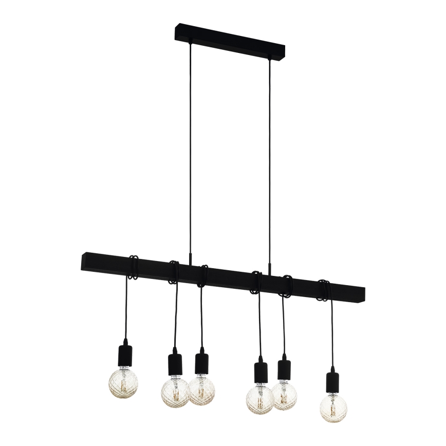 Eglo - Pendellampa  TOWNSHEND 6xE27/60W/230V