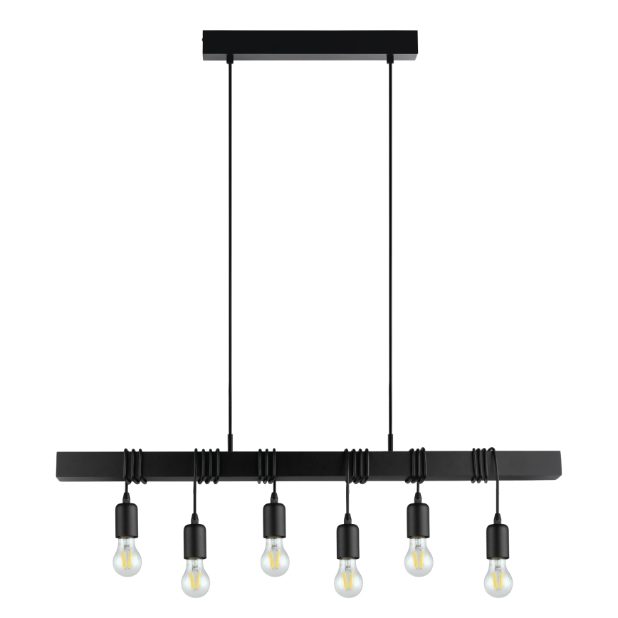Eglo - Pendellampa  TOWNSHEND 6xE27/60W/230V