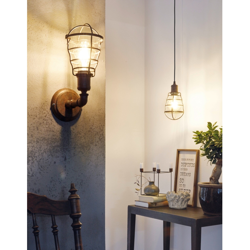 Eglo 49809 - Hängande lampa PORT SETON 1xE27/60W