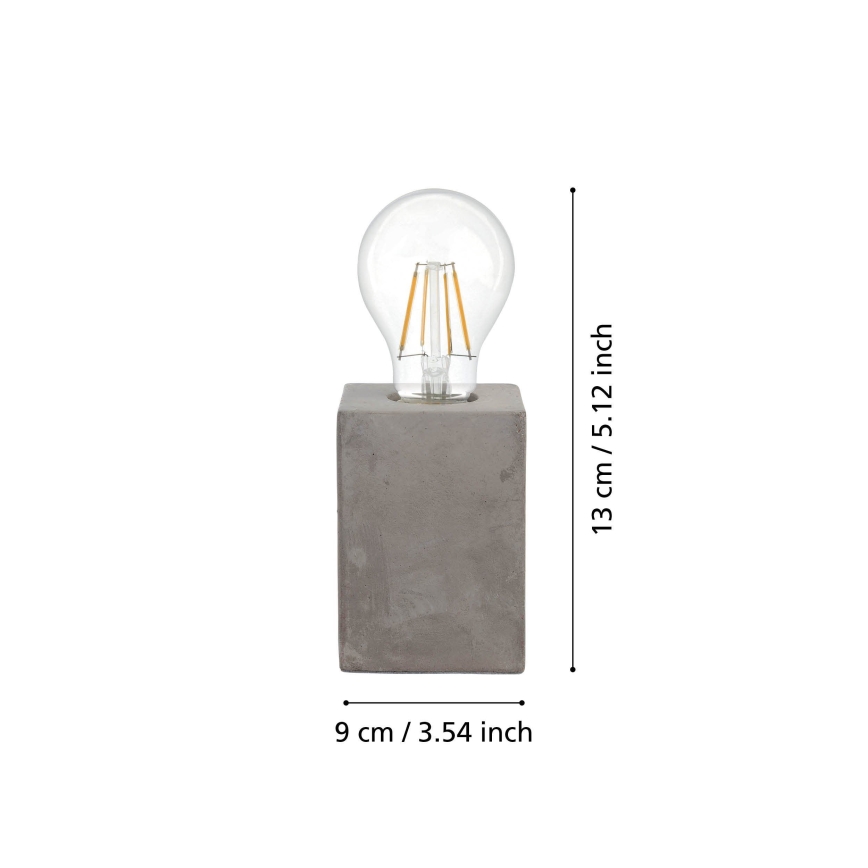 Eglo 49812 - Bordslampa PRESTWICK 1xE27/60W
