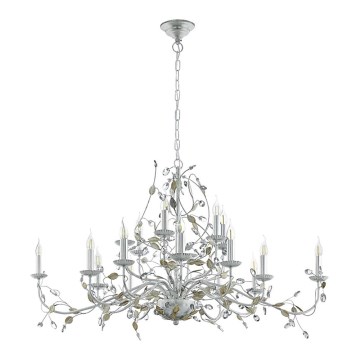 Eglo 49828 - Ljuskrona med kedja FLITWOOD 1 15xE14/40W/230V