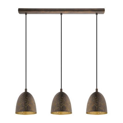 Eglo 49871 - Hängande lampa SAFI 3xE27/60W