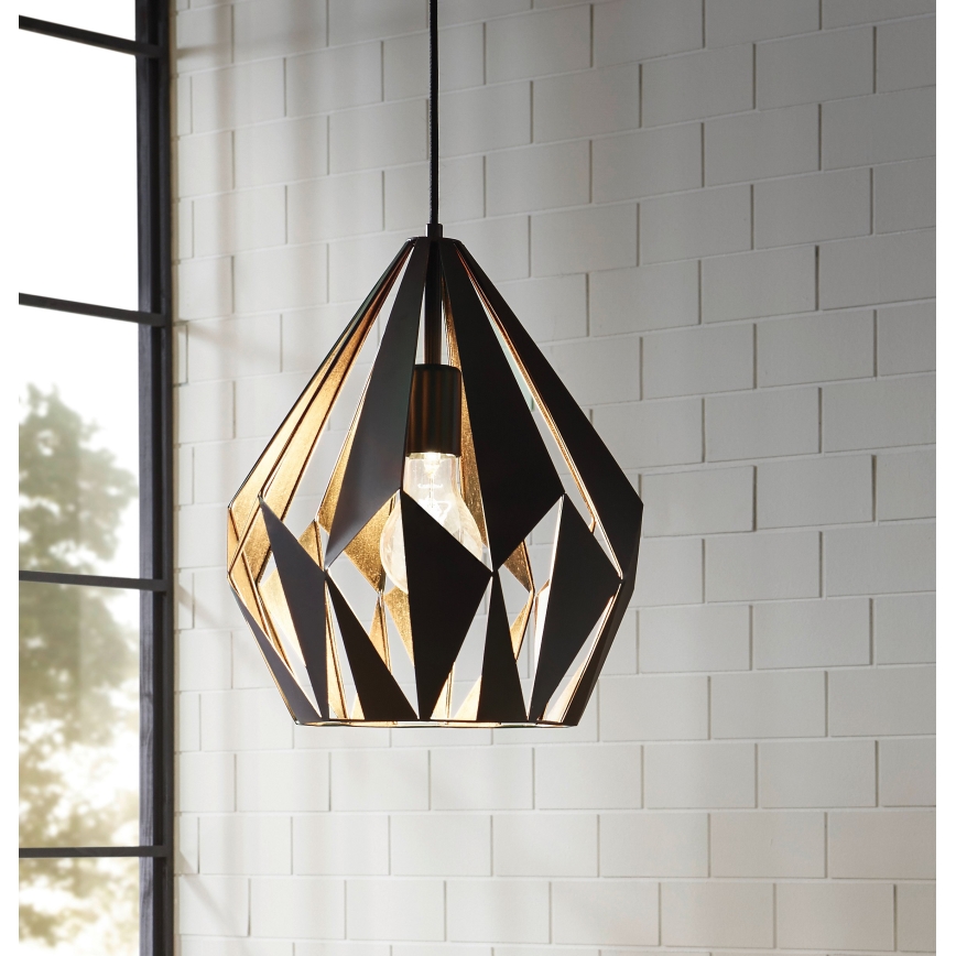 Eglo 49931 - Hängande lampa CARLTON 1 1xE27/60W/230V
