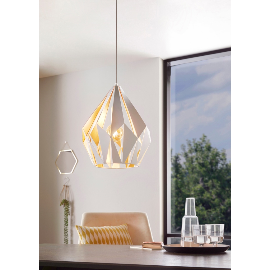 Eglo 49932 - Hängande lampa CARLTON 1 1xE27/60W/230V