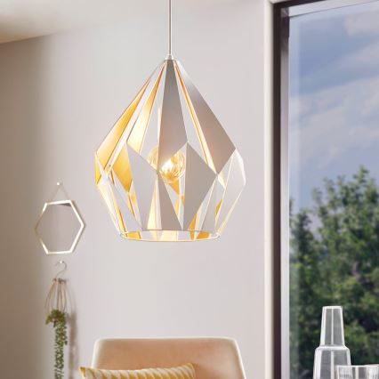 Eglo 49932 - Hängande lampa CARLTON 1 1xE27/60W/230V
