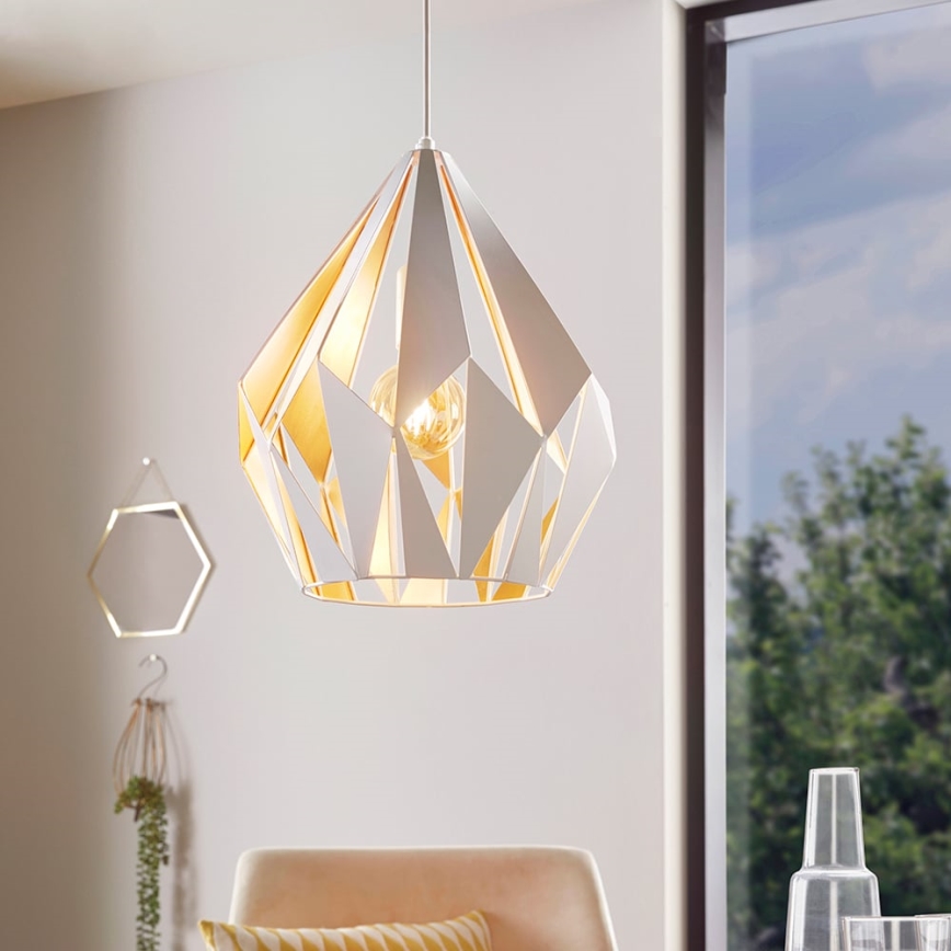 Eglo 49932 - Hängande lampa CARLTON 1 1xE27/60W/230V