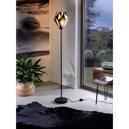 Eglo 49994 - Golvlampa CARLTON 1 1xE27/60W/230V