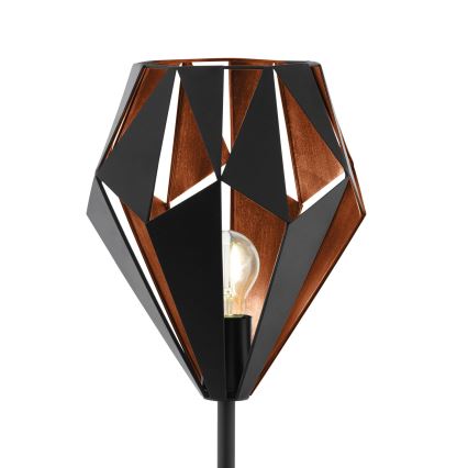 Eglo 49994 - Golvlampa CARLTON 1 1xE27/60W/230V