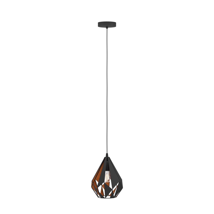 Eglo 49997 - Ljuskrona med snöre CARLTON 1xE27/60W/230V