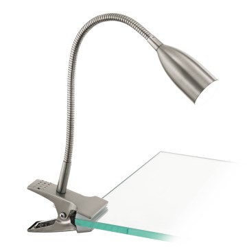 Eglo 54647 - LED bordslampa med klämma LED/4,5W/230V 3000K matt krom