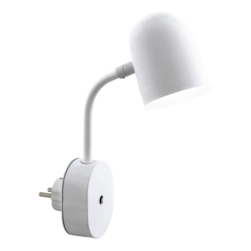 Eglo 54652 - LED lampa för eluttag LED/4,5W/230V 3000K vit