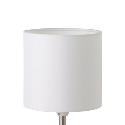 Eglo 54744 - Bordslampa ANADIA 1xE14/40W/230V vit/matt krom