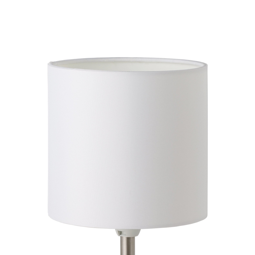 Eglo 54744 - Bordslampa ANADIA 1xE14/40W/230V vit/matt krom