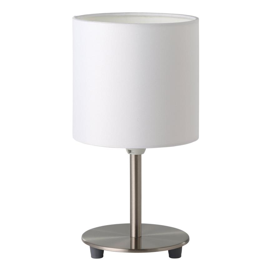 Eglo 54744 - Bordslampa ANADIA 1xE14/40W/230V vit/matt krom