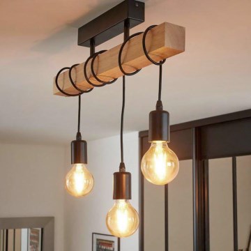 Eglo 55247 - LED-ytmonterad ljuskrona TOWNSHEND 3xE27/60W/230V