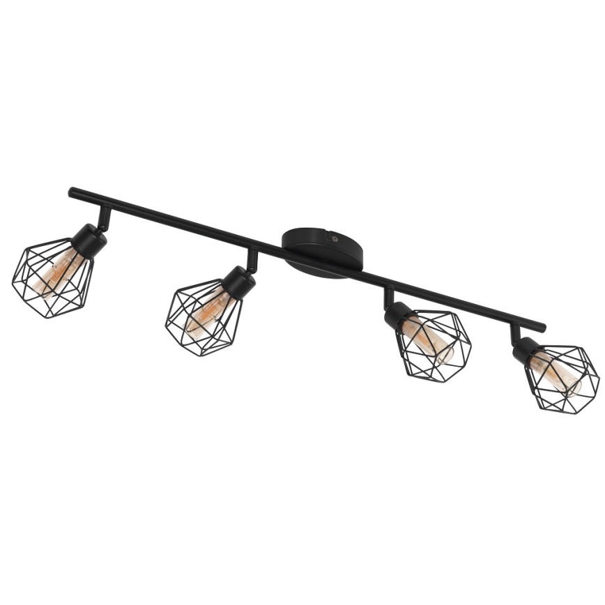 Eglo 55301 - LED-spot ZAPATA 4xG9/3W/230V svart