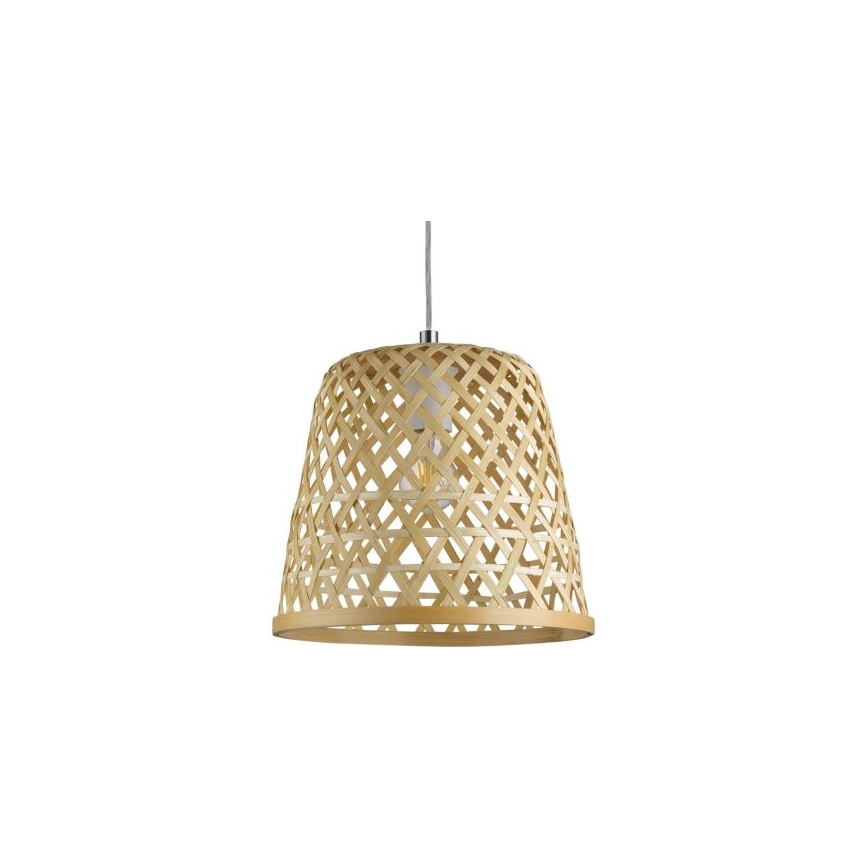 Eglo 55696 - KIRKCOLM pendellampa med kabel 1xE27/60W/230V beige