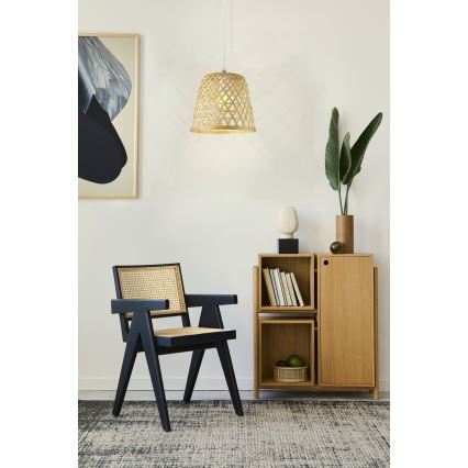 Eglo 55696 - Takpendel med kabel KIRKCOLM 1xE27/60W/230V beige