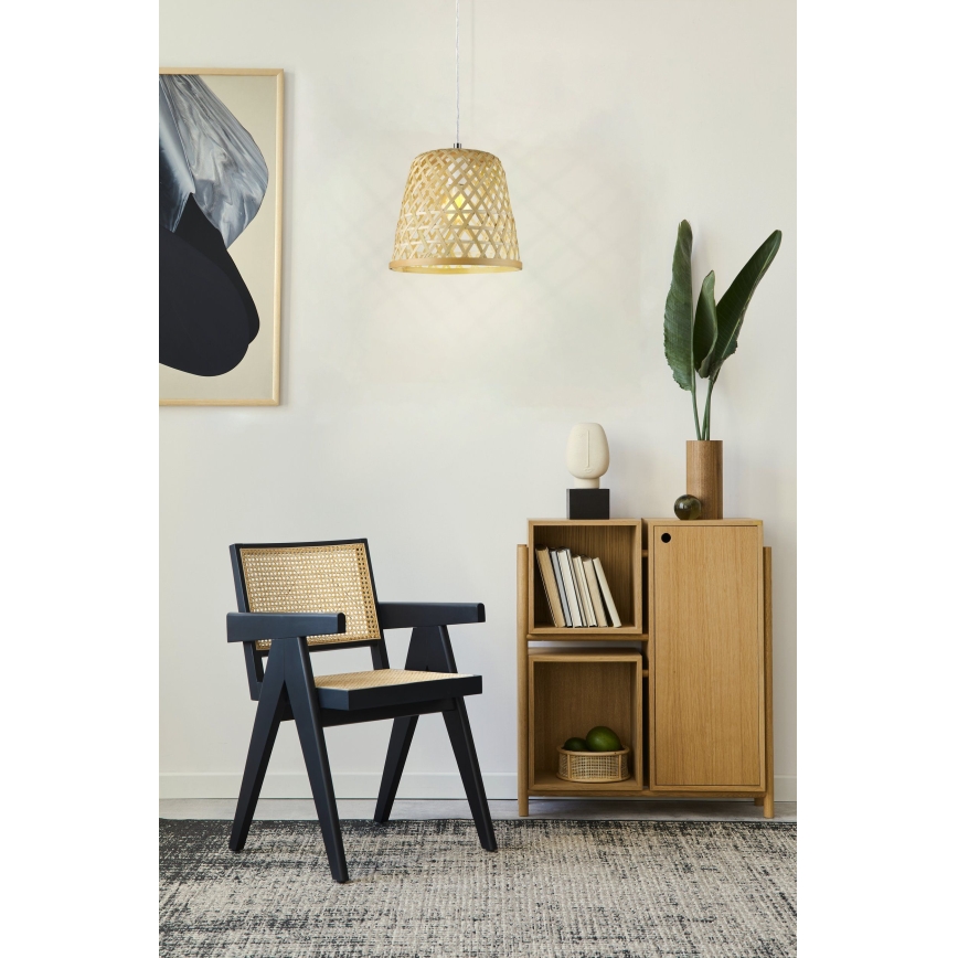 Eglo 55696 - Takpendel med kabel KIRKCOLM 1xE27/60W/230V beige
