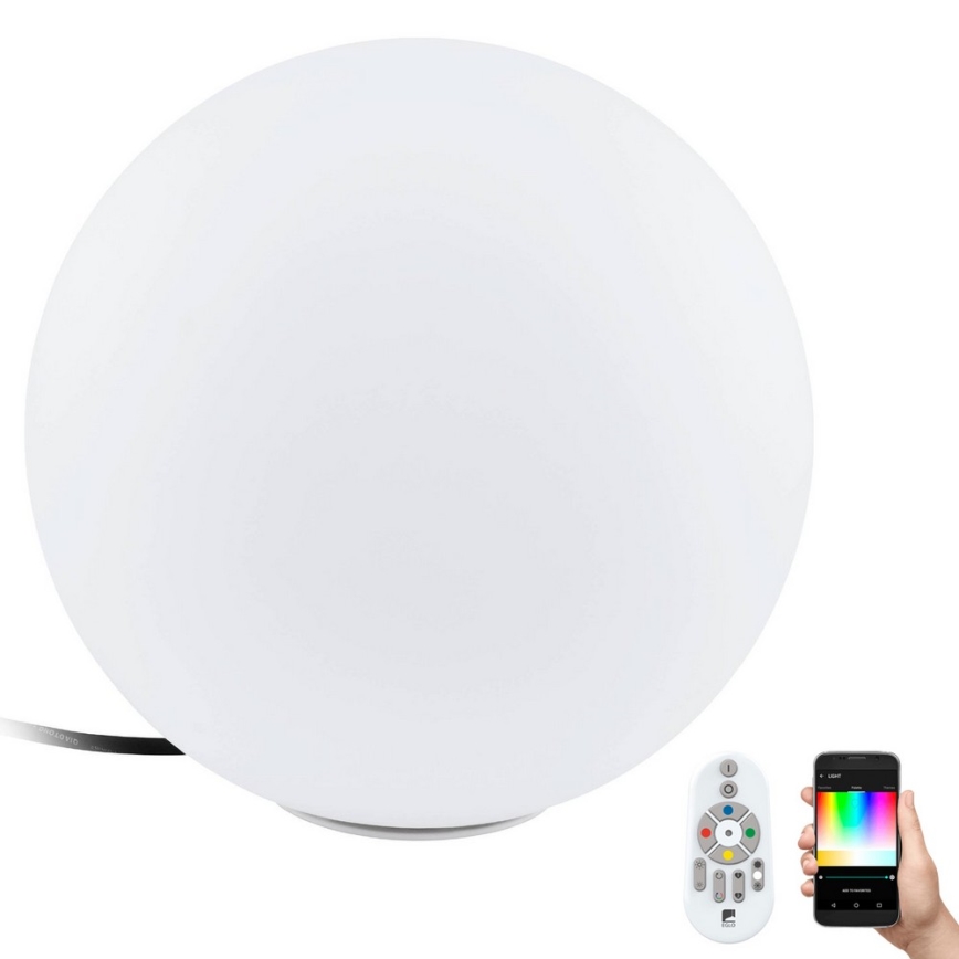 Eglo 55784 - LED RGBW Utomhuslampa MONTEROLO-C 1xE27/9W/230V IP65 diameter 39 cm + fjärrkontroll
