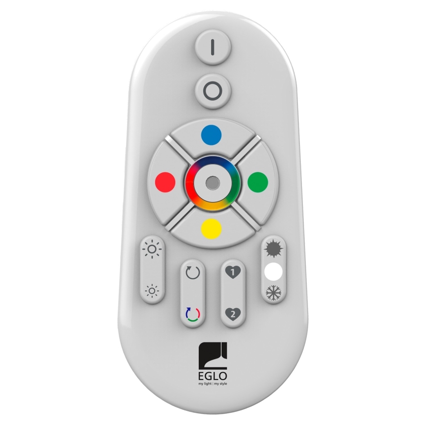 Eglo 55784 - LED RGBW Utomhuslampa MONTEROLO-C 1xE27/9W/230V IP65 diameter 39 cm + fjärrkontroll