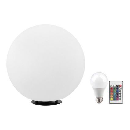 Eglo 55787 - LED RGBW Utomhuslampa MONTEROLO-C 1xE27/9W/230V 2700-6500K IP65 diameter 39 cm + fjärrkontroll