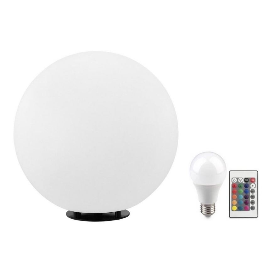 Eglo 55787 - LED RGBW Utomhuslampa MONTEROLO-C 1xE27/9W/230V 2700-6500K IP65 diameter 39 cm + fjärrkontroll