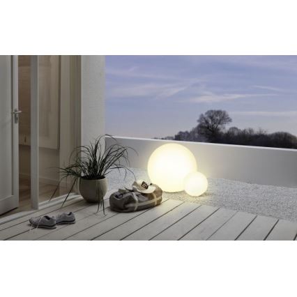 Eglo 55787 - LED RGBW Utomhuslampa MONTEROLO-C 1xE27/9W/230V 2700-6500K IP65 diameter 39 cm + fjärrkontroll