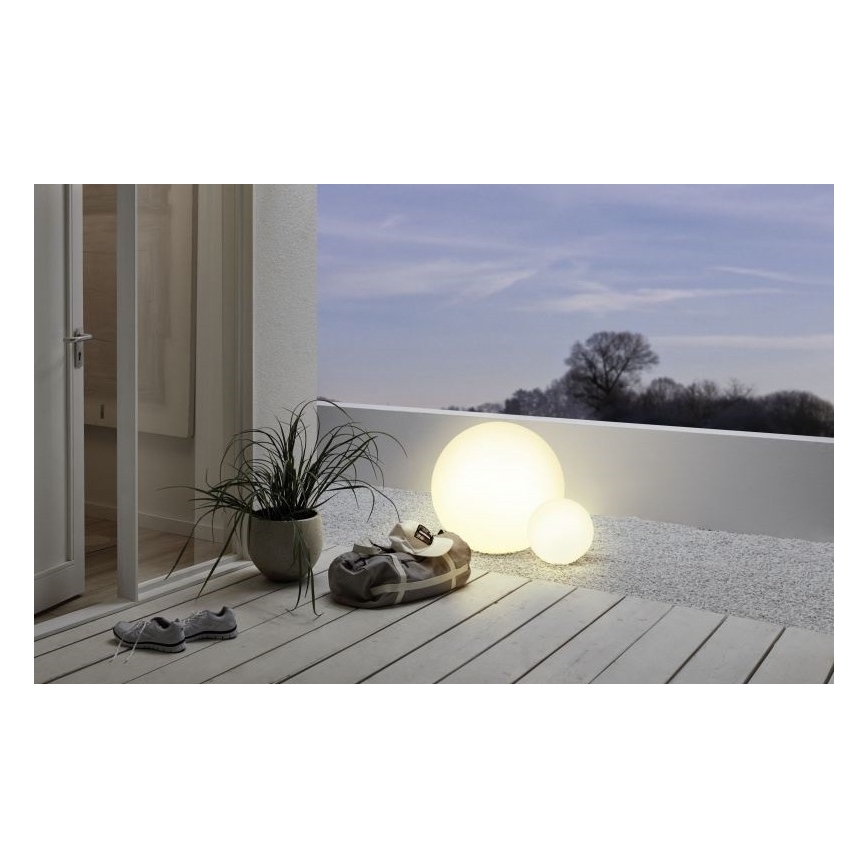 Eglo 55787 - LED RGBW Utomhuslampa MONTEROLO-C 1xE27/9W/230V 2700-6500K IP65 diameter 39 cm + fjärrkontroll
