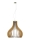 Eglo 61719 - Ljuskrona med textilsladd TINDORI 1xE27/60W/230V diameter 60 cm brun