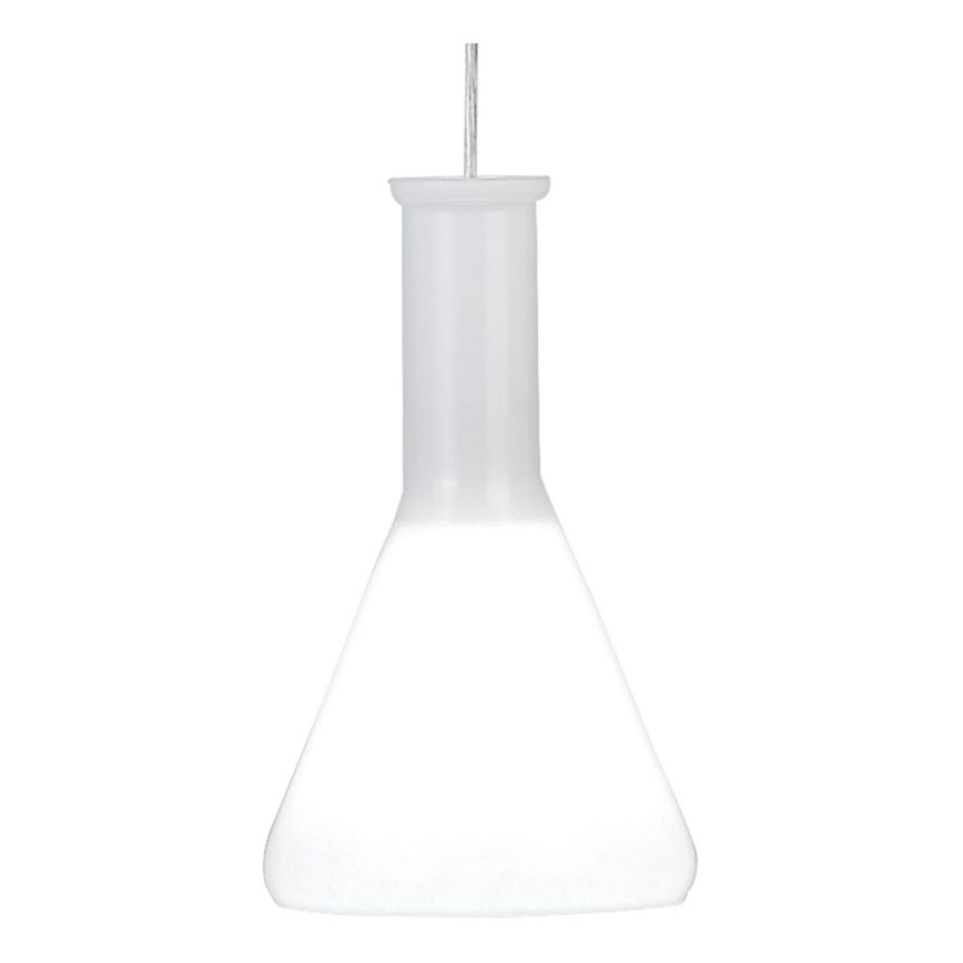 Eglo 62264 - Ljuskrona med textilsladd PASCOA PRO 1xE27/60W/230V 16,8 cm vit