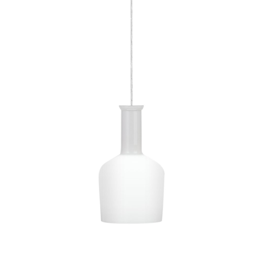 Eglo 62265 - Ljuskrona med textilsladd PASCOA PRO 1xE27/60W/230V 15,6 cm vit