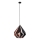 Eglo 62834 - Ljuskrona med textilsladd CARLTON PRO 1xE27/60W/230V diameter 44 cm svart