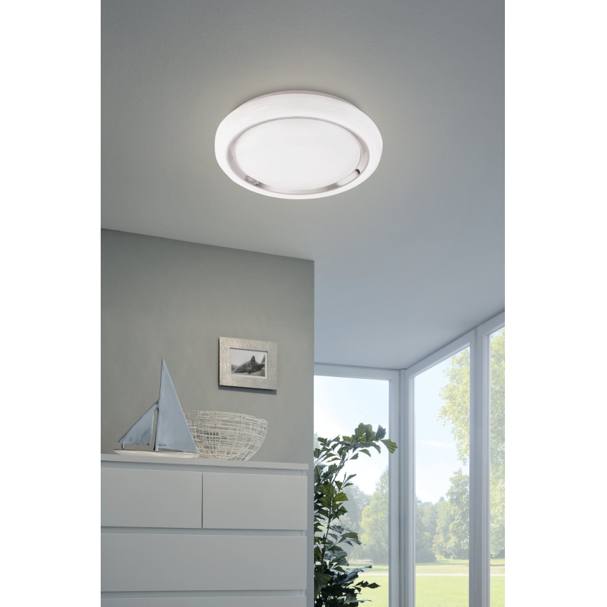 Eglo 64529 - LED RGBW Dimbar taklampa CAPASSO-C LED/17W/230V vit