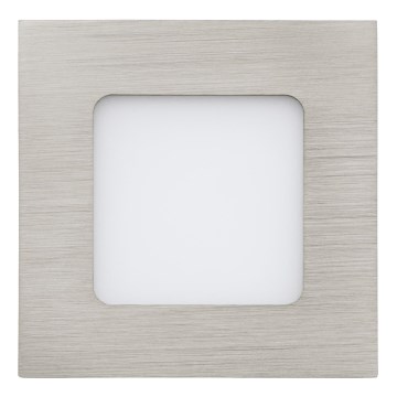 Eglo 64597 - LED infälld belysning FUEVA 1 PRO LED/2,7W/230V 3000K 8,5x8,5 cm matt krom