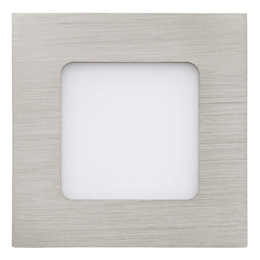 Eglo 64597 - LED infälld belysning FUEVA 1 PRO LED/2,7W/230V 3000K 8,5x8,5 cm matt krom