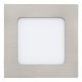 Eglo 64608 - LED infälld belysning FUEVA 1 PRO LED/5,5W/230V 3000K 12x12 cm matt krom