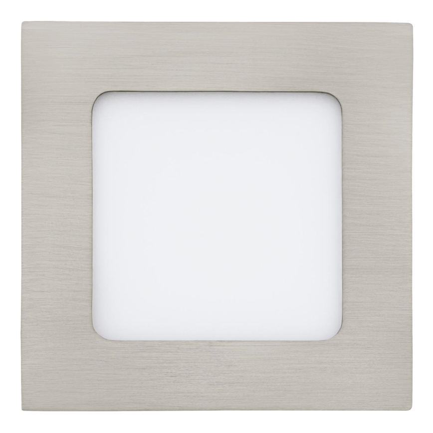 Eglo 64608 - LED infälld belysning FUEVA 1 PRO LED/5,5W/230V 3000K 12x12 cm matt krom