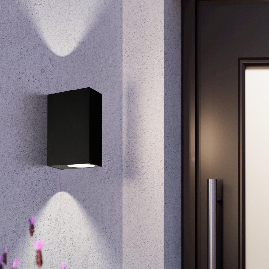 Eglo 74023 - Vägglampa för utomhusbruk SCOGLIERA 2xGU10/5W/230V IP44