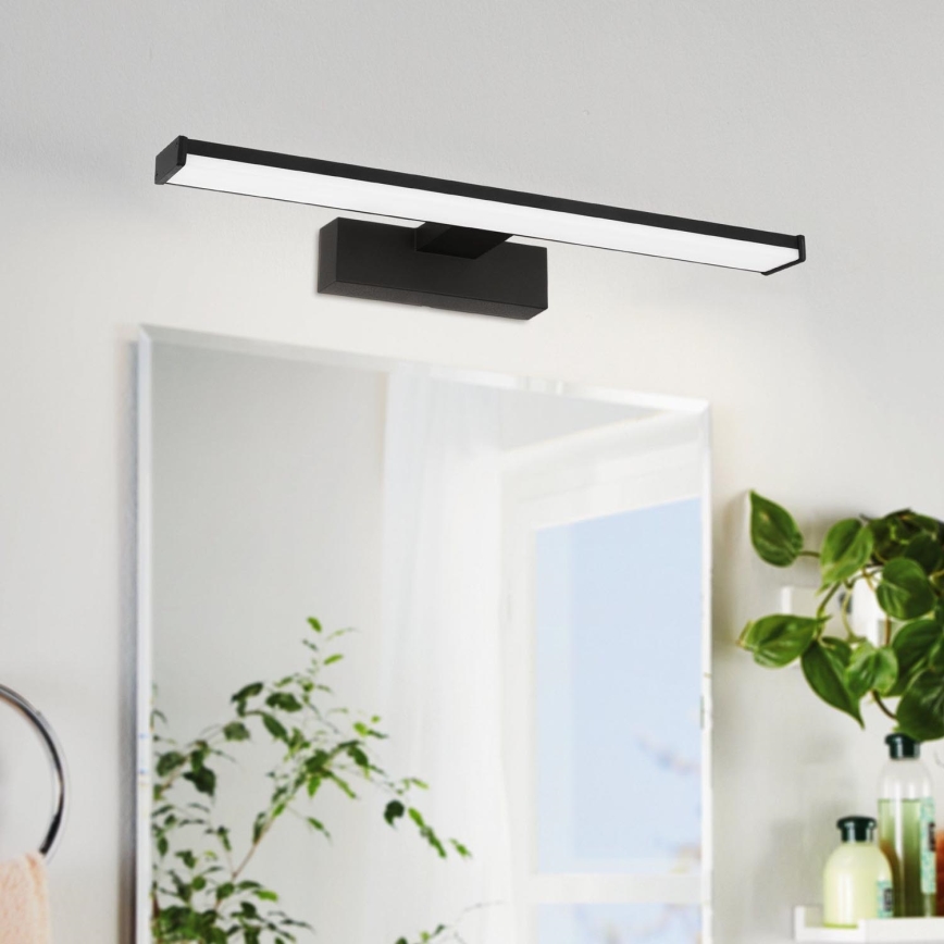 Eglo 74061 - Badrumsspegel med LED-belysning GALENZANA LED/7,4W/230V 4000K 40 cm IP44 svart