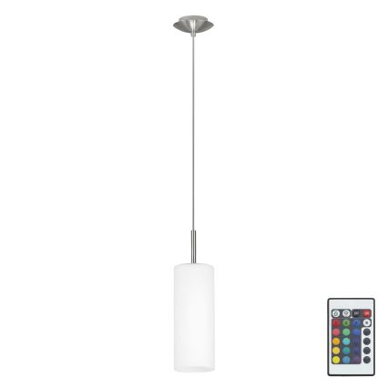 Eglo 75251 - LED RGB Dimbar Ljuskrona med snöre ELLUNO-C E27/7,5W/230V