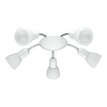 Eglo 75305 - LED-spotarmatur DAKAR 5xE14/3,5W/230V vit